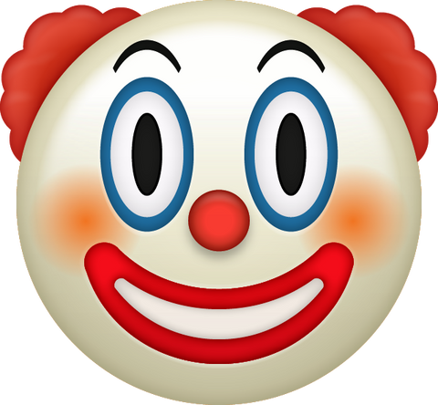 Image result for clown emoji