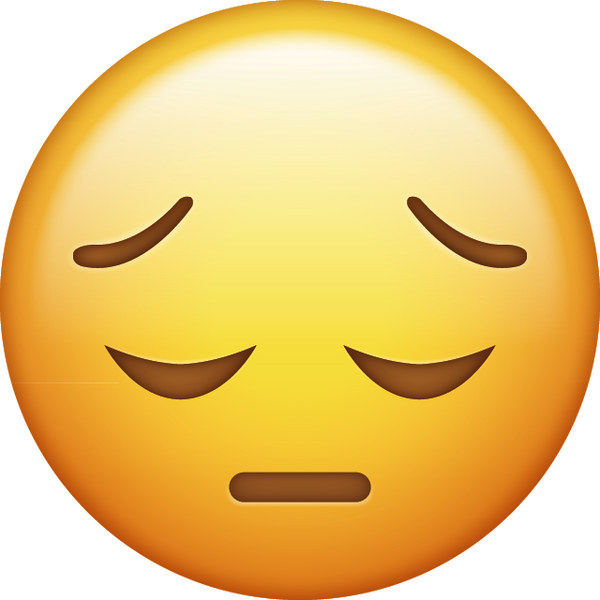 Download Sad Iphone Emoji Icon in JPG and AI | Emoji Island