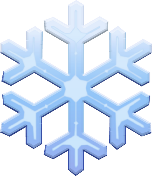 Download Snowflake Emoji Image in PNG | Emoji Island