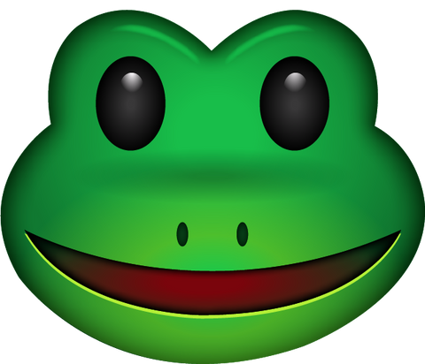 Download Frog Emoji Image in PNG | Emoji Island