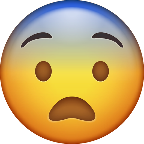 Fearful Emoji [Download iPhone Emojis] | Emoji Island