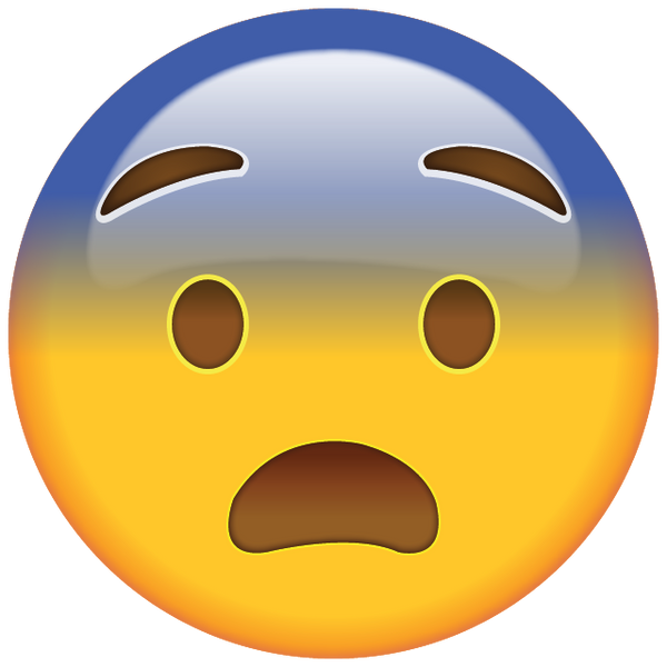 Download Fearful Face Emoji | Emoji Island