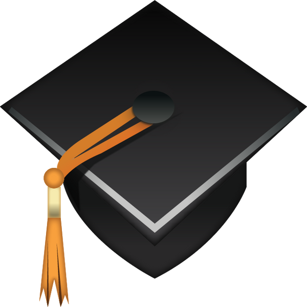 Download Graduation Cap Emoji Icon | Emoji Island
