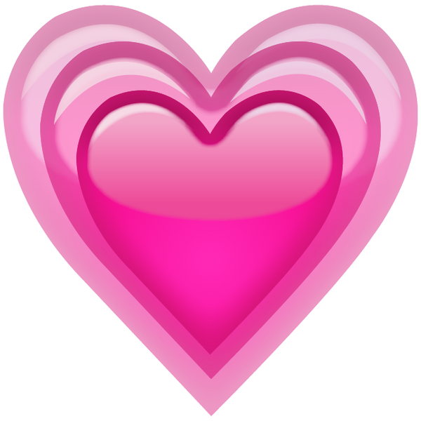 Download Growing Pink Heart Emoji Icon Emoji Island