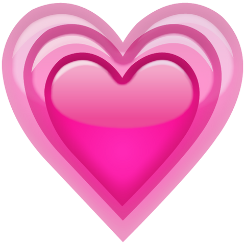 Download Growing Pink Heart Emoji Icon Emoji Island