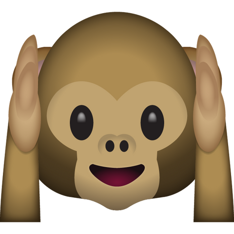 Download Hear No Evil Monkey Emoji Emoji Island
