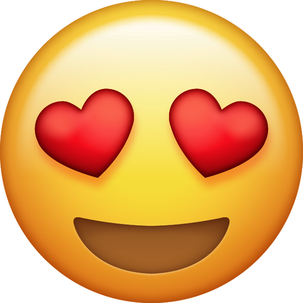 Heart Eyes Emoji [Download iPhone Emojis] | Emoji Island