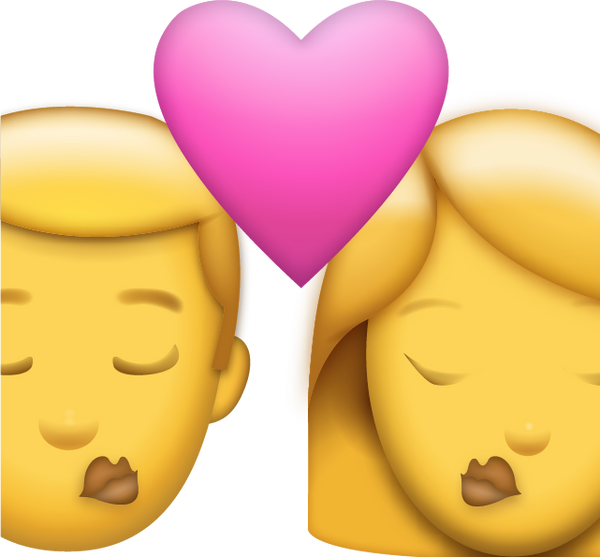 Couple Kiss Emoji [free Download Iphone Emojis] Emoji Island