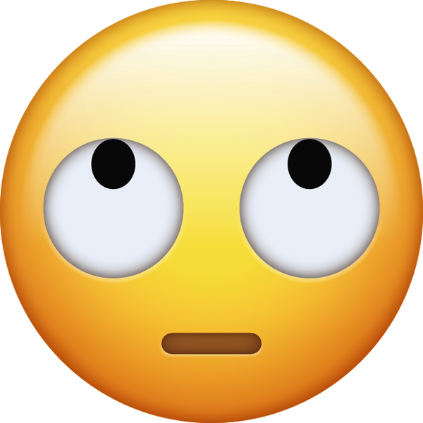 Download Eye Roll Emoji in PNG Free Download IOS Emojis | Emoji ...