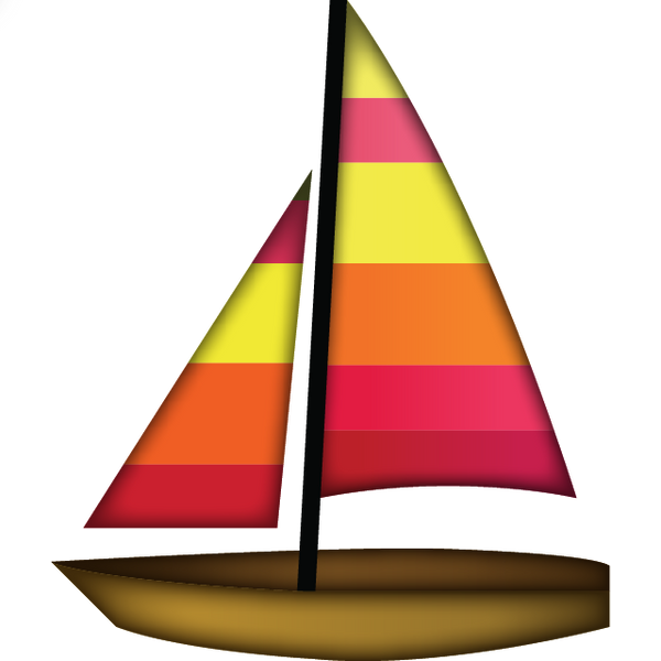 Download Sail Boat Emoji | Emoji Island