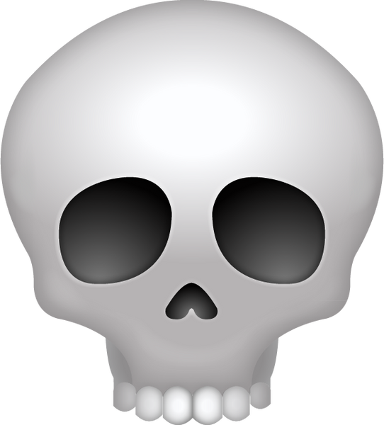 Skull Emoji [Free Download IOS Emojis] Emoji Island