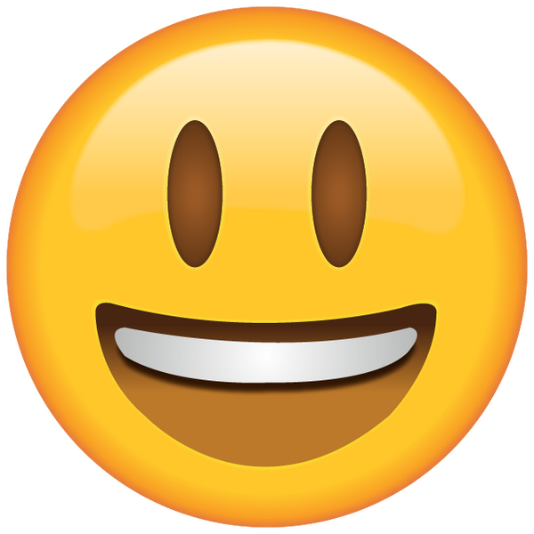 Download Smiling Emoji with Eyes Opened | Emoji Island