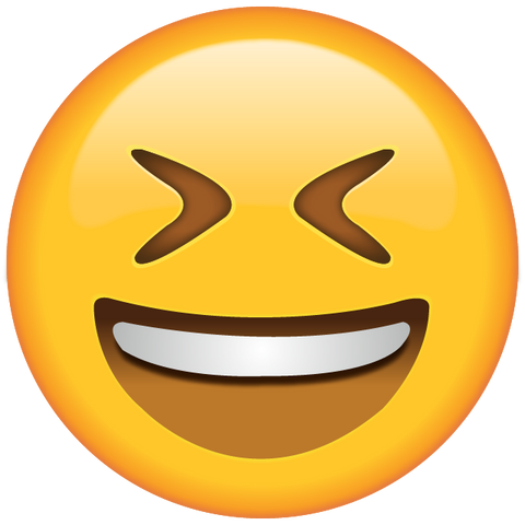 Download Smiling Face with Tightly Closed eyes | Emoji Island