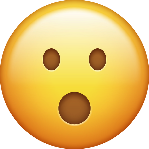 surprised emoji