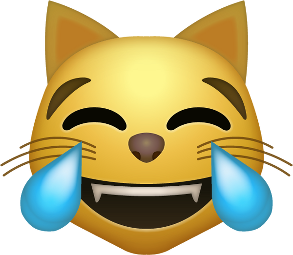 Download Tear Cat Iphone Emoji Icon in JPG and AI | Emoji Island