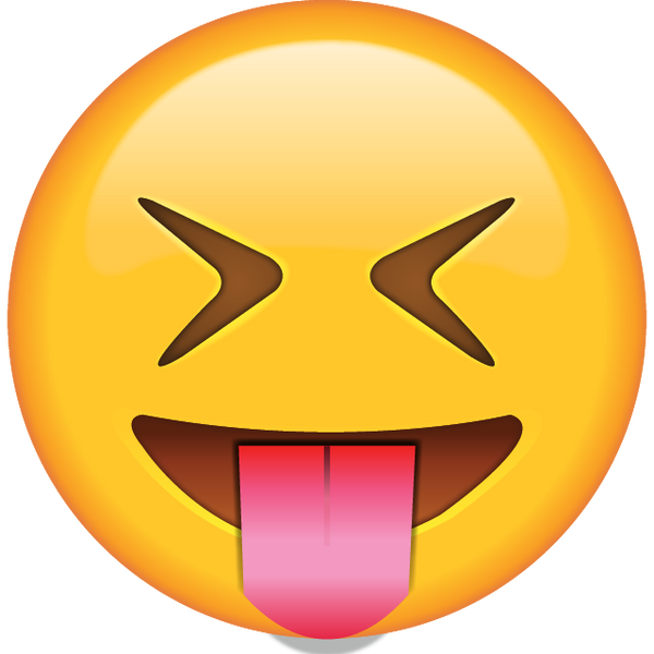 Download Tongue Out Emoji with Tightly Closed Eyes | Emoji Island