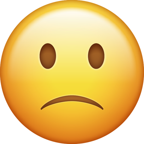 Download Unhappy Iphone Emoji Icon in JPG and AI | Emoji ...