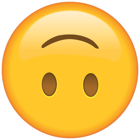 Image result for upside down smiley face emoji