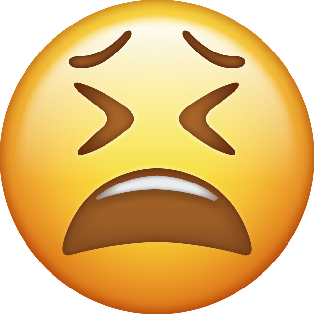 Download Weary Iphone Emoji Image