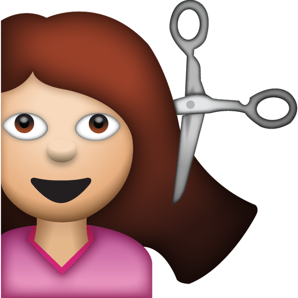 iphone hair flick emoji png