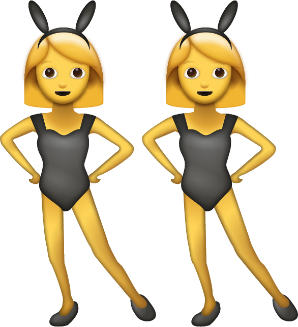 Women Bunny Emoji Free Download Ios Emojis Emoji Island