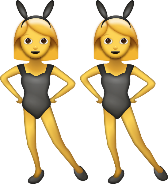 Women Bunny Emoji [Free Download IOS Emojis] | Emoji Island