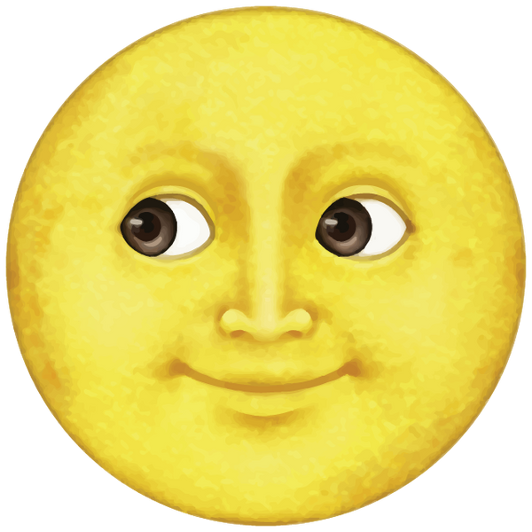 Download Yellow Moon Emoji | Emoji Island