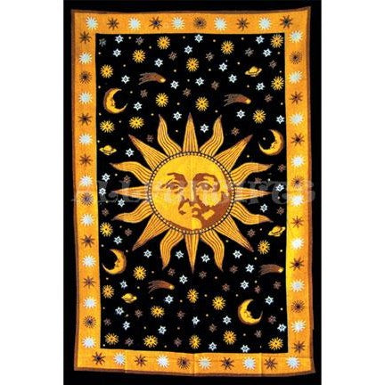 Celestial Sun Tapestry