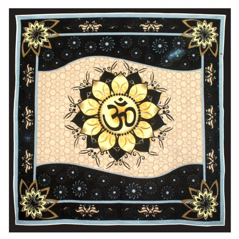 Om In Lotus Tapestry