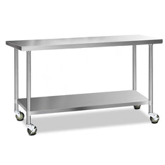 Commercial Hydroponic / Nursery Stainless Steel Work Bench - 1829MM x 610MM - The Hippie House