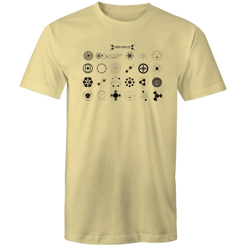 Men's Alien Crop Circle Designs T-shirt