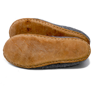 wool clogs with cork soles