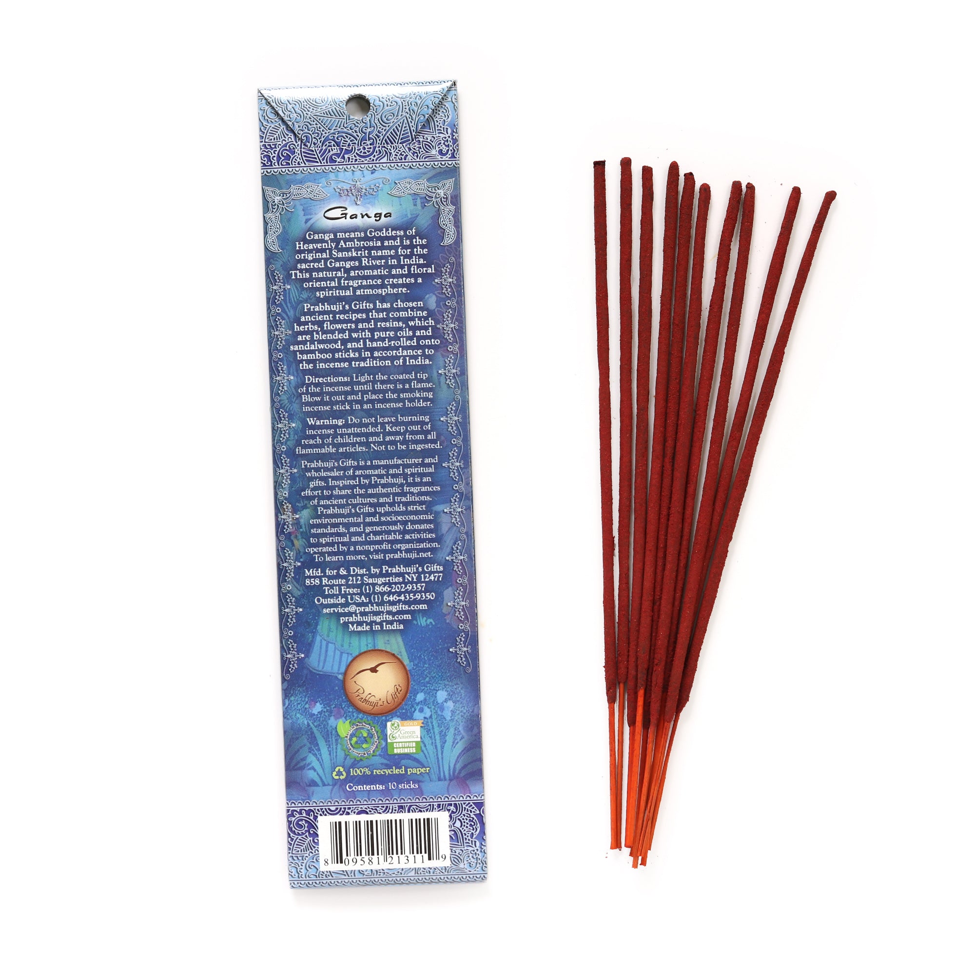 Ganga Incense Sticks - Cinnamon, Lavender, and Jasmine - Wholesale and ...