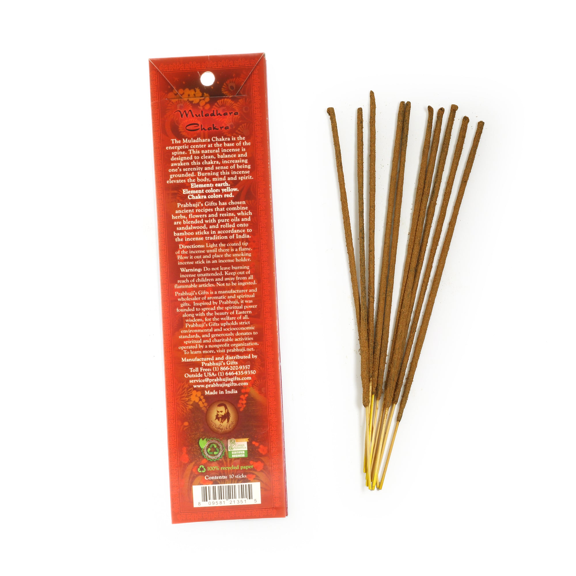 Muladhara Incense Sticks - Grounding and Serenity - Wholesale and ...