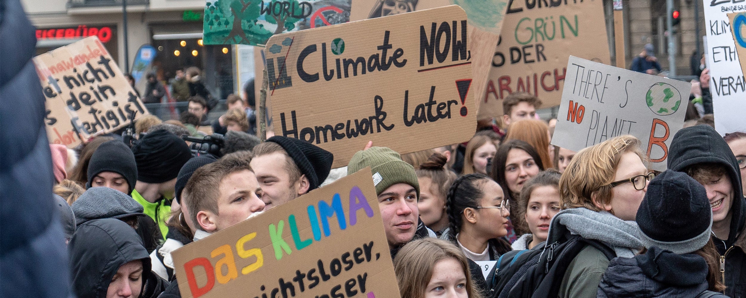 Climate strike students.