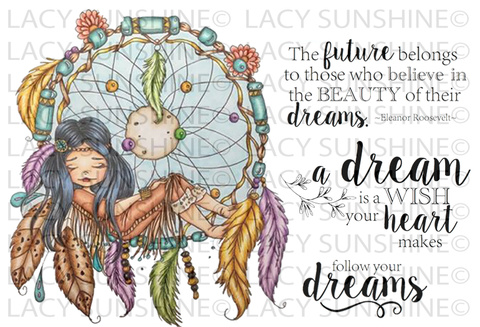 Dream Catcher Maiden Digital Stamp Set Digi865LS