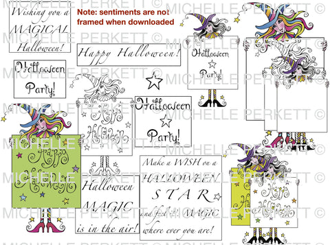 Digi Stamp Set Halloween Party 3133M