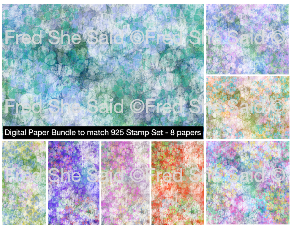 New   Violets for You Digital Paper Set [DIGI4008FS]