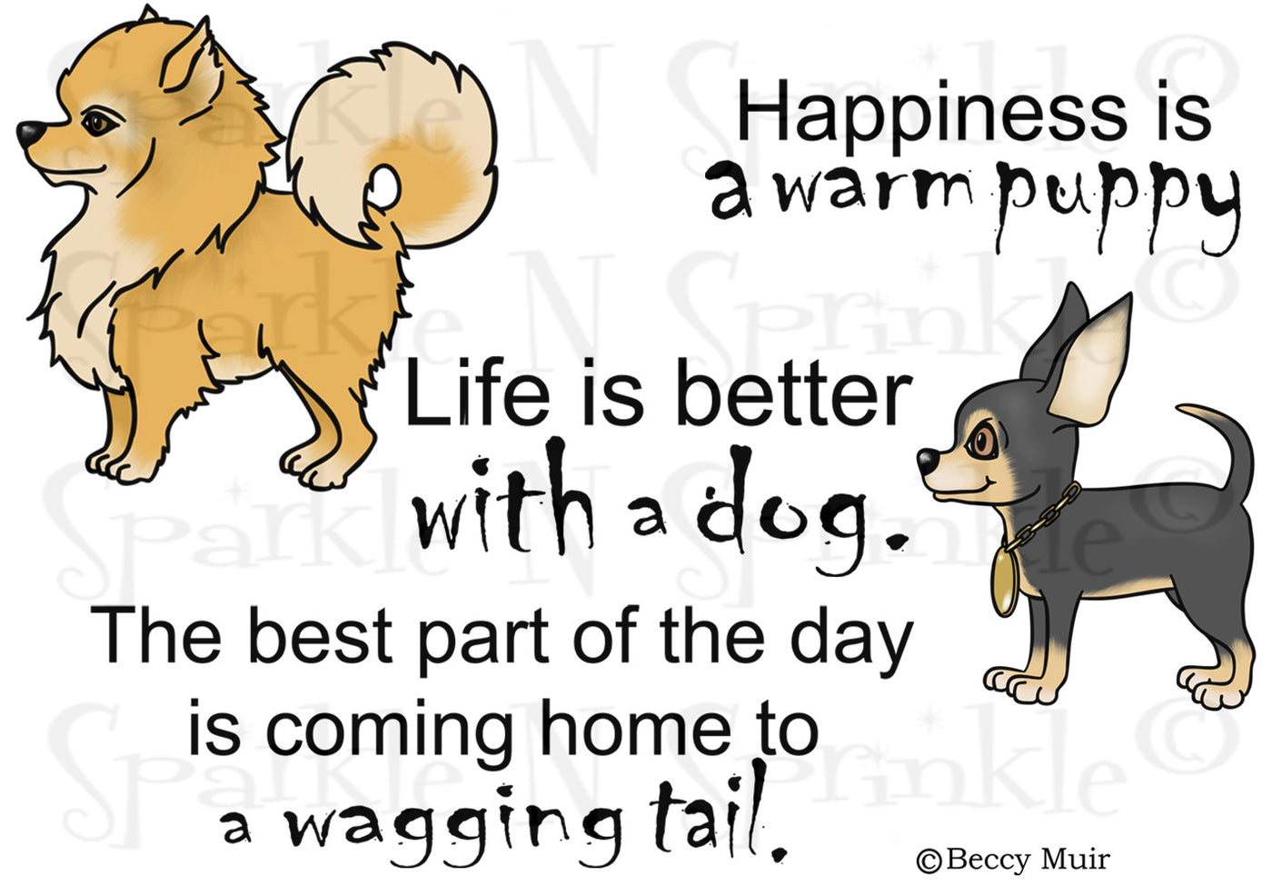 Life Is Better Digital Stamp Set [Digi712B]