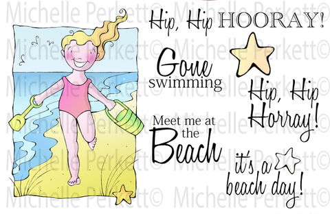 Digi Stamp Set Beach Day 3132M