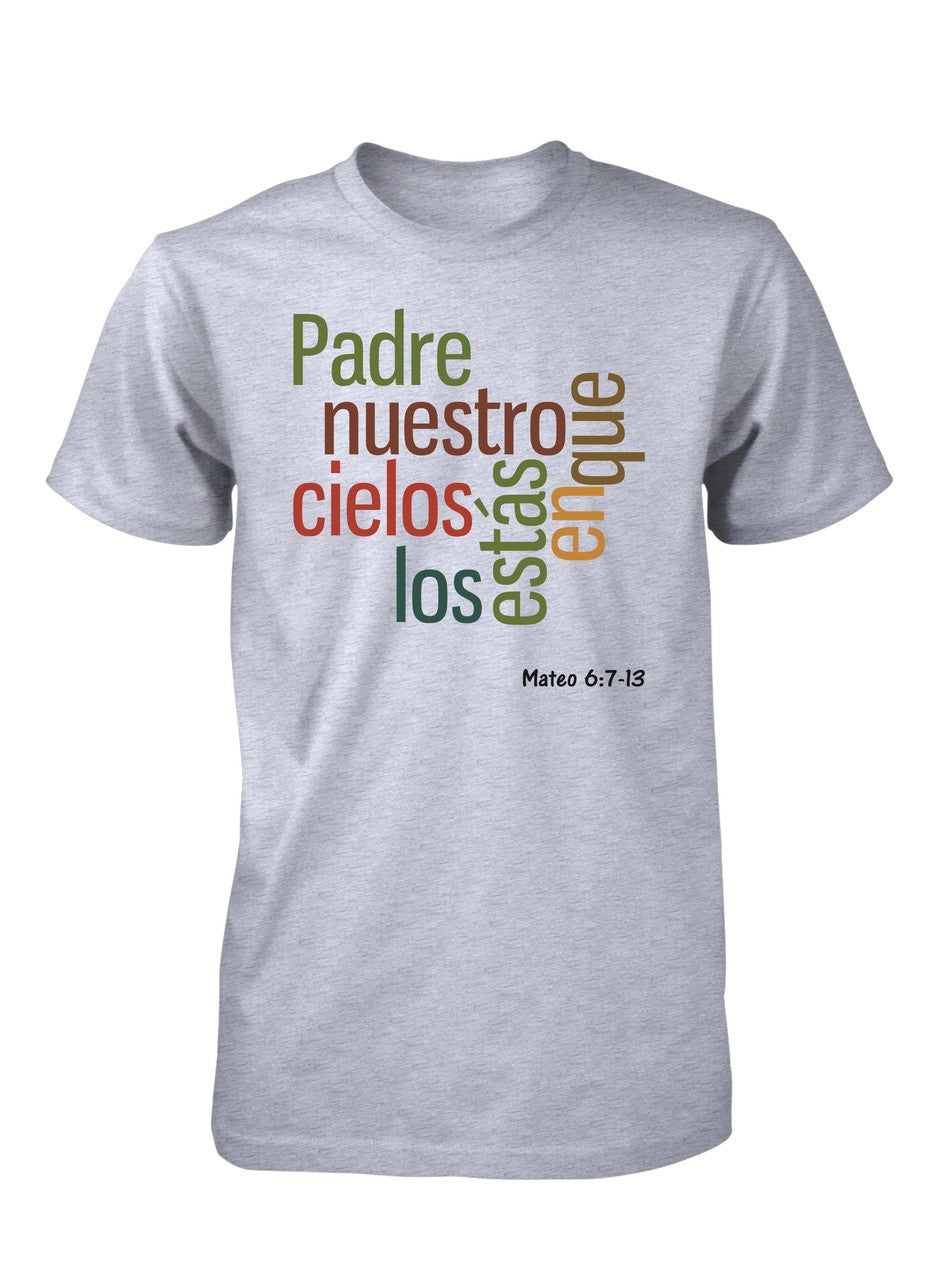 Padre Nuestro Dios Oracion Camiseta Cristiana | Aprojes