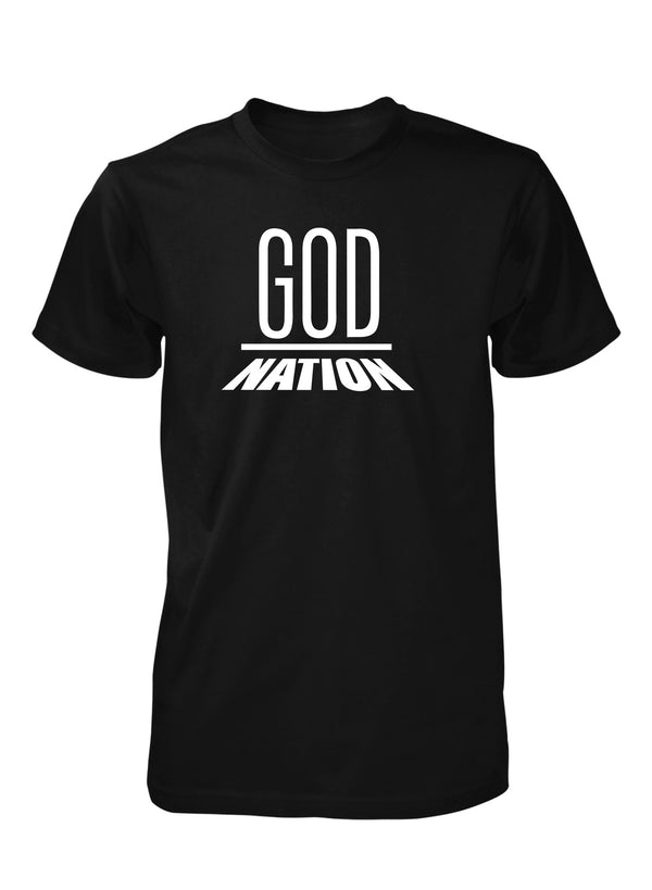 God Above All Nations Christian T-shirt for Men - Aprojes