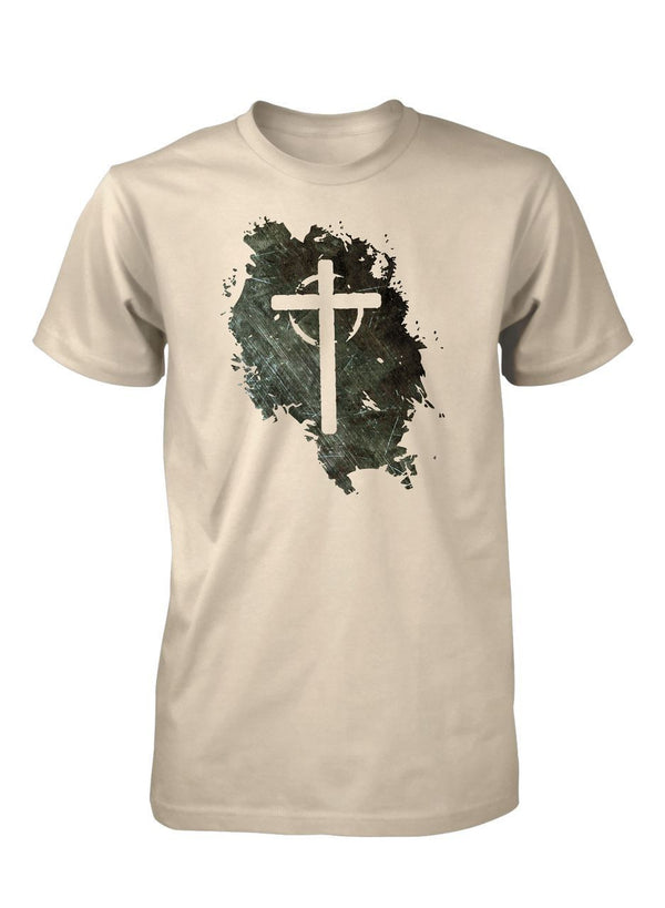 Jesús Vive Cruz Vacia Grunge Camiseta Cristiana - Aprojes