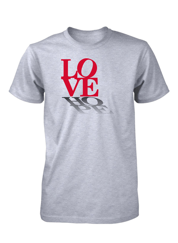 Love Hope Peace Positive Faith T-Shirt for Men - Aprojes