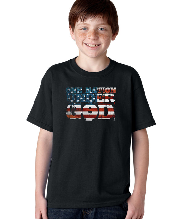 One Nation Under God T Shirt for Kids | Aprojes