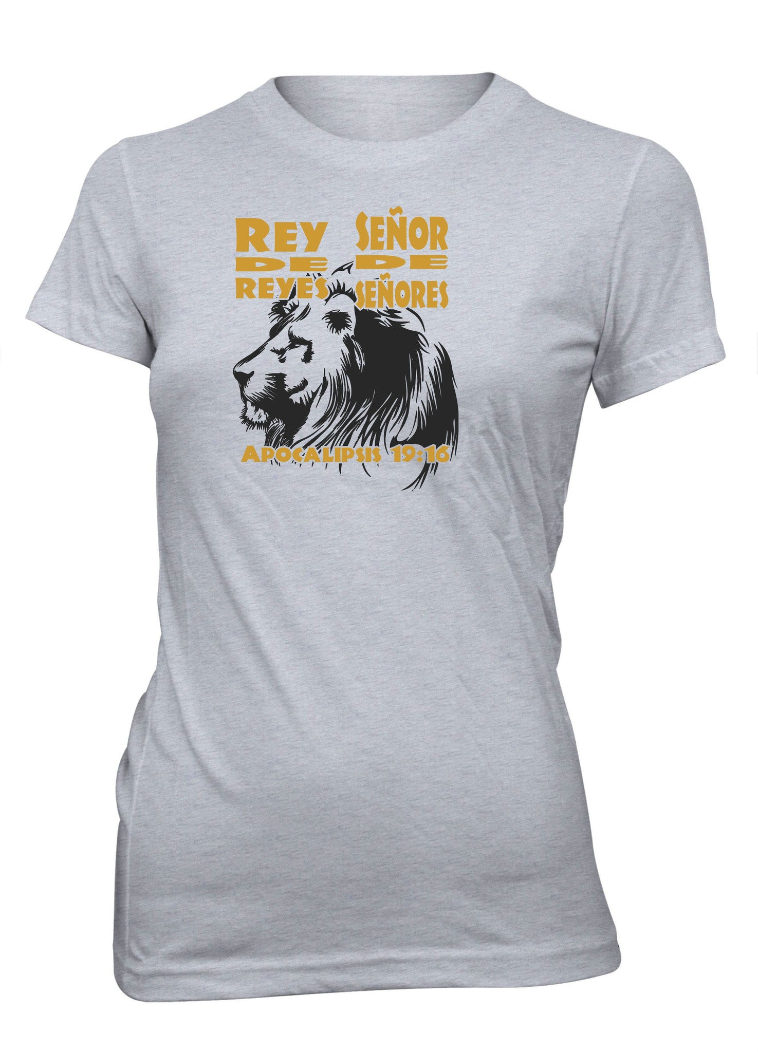Rey Reyes Señores Apocalipsis Leon Jesús Camiseta Cristiana Tall - Aprojes