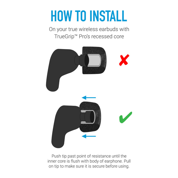 comply truegrip pro ear tips