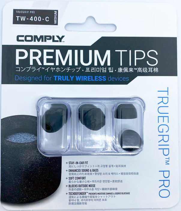 comply truegrip pro ear tips