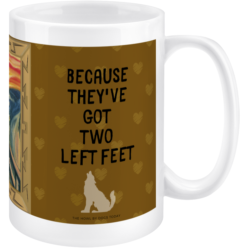 do dogs have two left feet