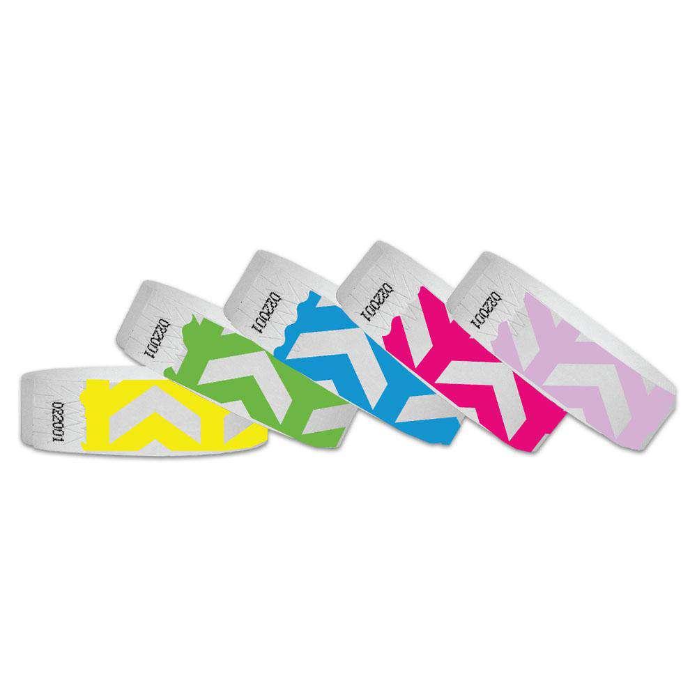 3/4" Tyvek Wristband Design Arrows Up - TrendyWristbands product image